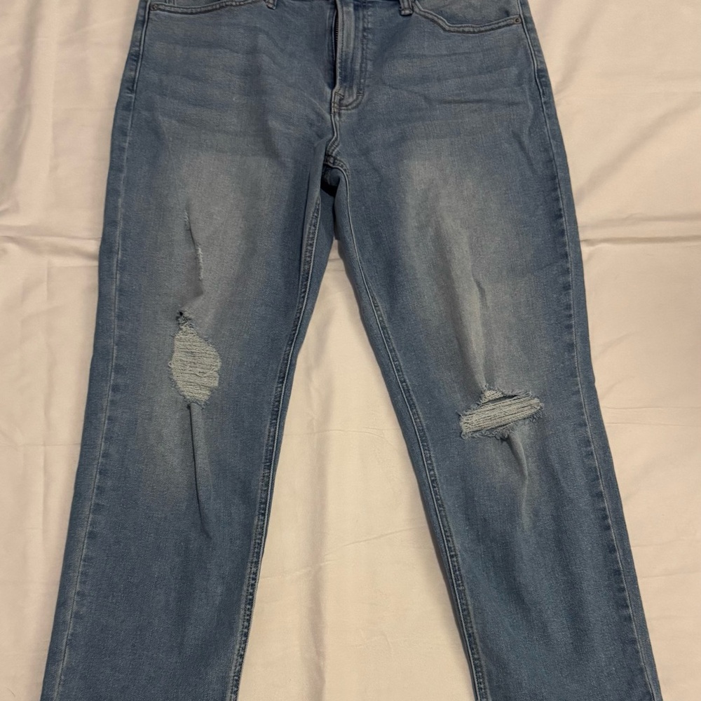 Lucky Brand Blue Ankle Cropped Jeans